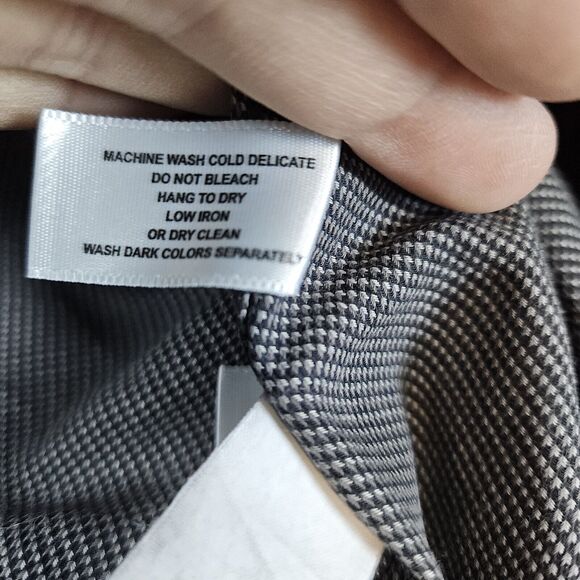 Cutter & Buck Men's Size 3XB Black & White Mini Houndstooth/Puppytooth Pattern - Picture 9 of 16